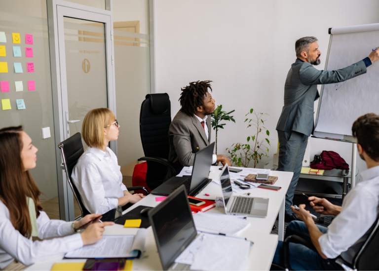 Business owner creating systems to scale a small business