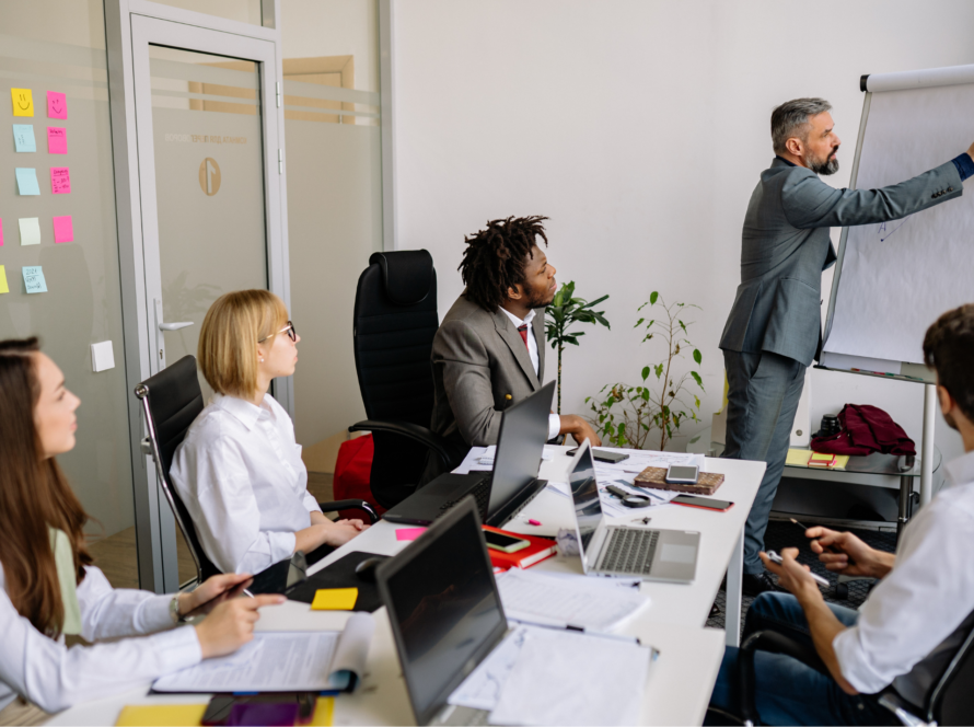 Business owner creating systems to scale a small business