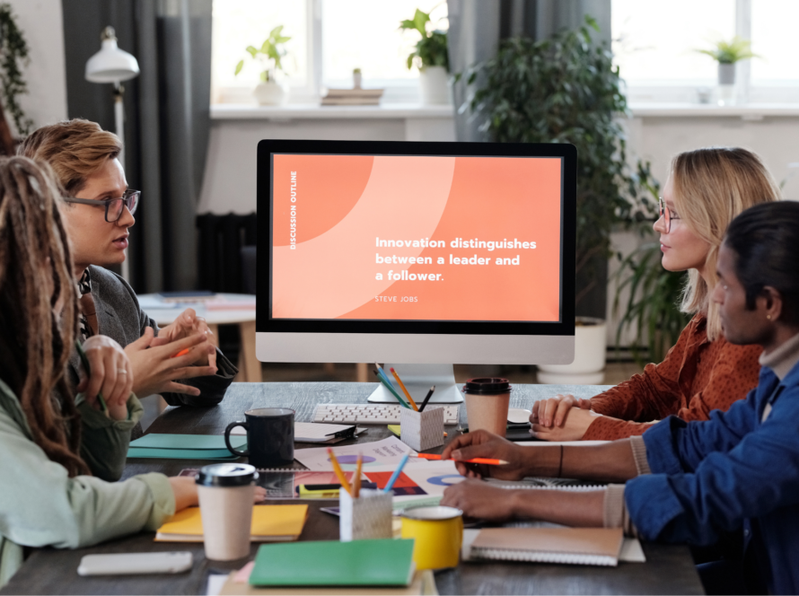 Manager onboarding a new employee using documented business processes in a growing company.